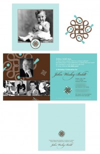 Soleil Design invitation - 80th birthday